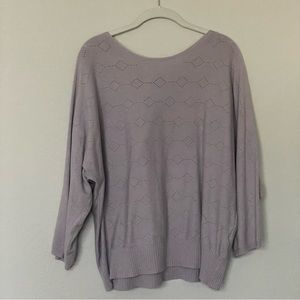 Lilac purple sweater